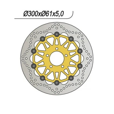 DISCO FRENO ANTERIORE NG 750 KAWASAKI GTR CONCOURS 1000 1994-2003 Foto 1 de 3