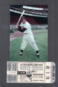 New York Giants vs Indians 1954 World Series Ticket Stub Game 3 Mays 3 Hits - Picture 1 of 3