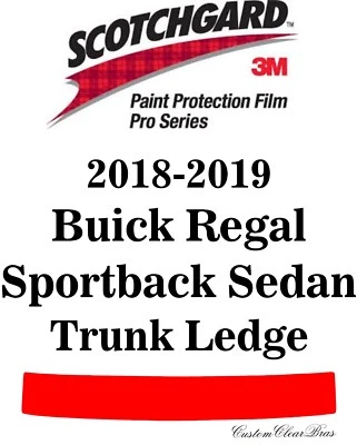 3M Scotchgard Paint Protection Film Pro Series 2018 2019 Buick Regal Sportback - Image 1 of 3