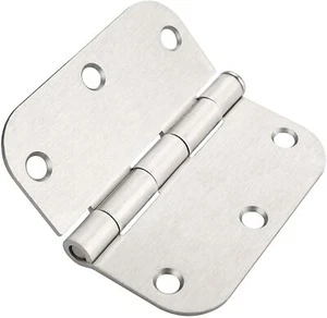 3.5 inch Door Hinges Brushed Nickel Hinges for Interior Doors Corners Hinges - Imagen 1 de 12