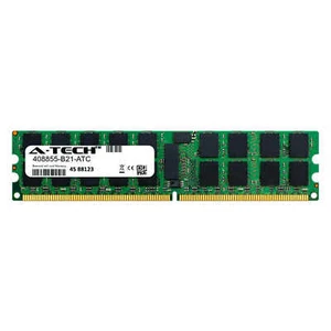 8GB DDR2 PC2-5300R 667MHz RDIMM (HP 408855-B21 Equivalent) Server Memory RAM - Picture 1 of 2