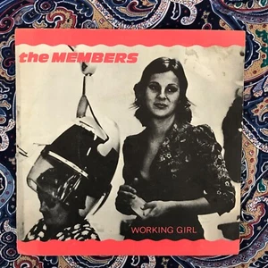 THE MEMBERS- WORKING GIRL- 7" 45rpm Vinyl Single Record UK Punk New Wave 1981 - Picture 1 of 4