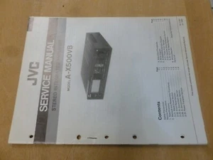Manual de servicio JVC A-X500 - Imagen 1 de 1