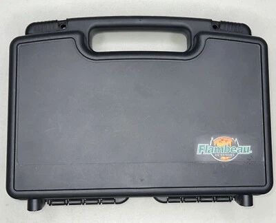 Flambeau Outdoors 1411 Medium Hard Pistol Case Egg Shell Foam Slide Latch Lock  - Image 1 of 4