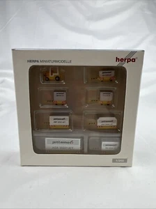 ACCESORIOS AEROPUERTO HERPA 1:200 VEHÍCULOS CONTENEDORES LUFTHANSA 551564 - Imagen 1 de 6
