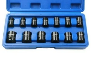 US Pro 14pc Metric 1cmDr Impact Lightweight Socket Set 7-19mm B1365 - Picture 1 of 4