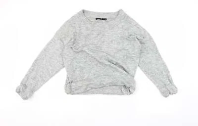 Very Womens Grey Acrylic Blend Jumper Size 12 - Image 1 of 4