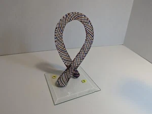 Art Glo Glasskulptur Deko, leuchtet im Dunkeln  - Bild 1 von 19