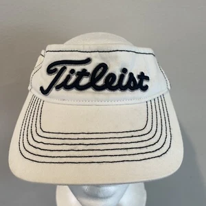 Yankees Titleist Golf Visor, White/Blue Lettering, Adjustable. Rare  New York - Picture 1 of 9