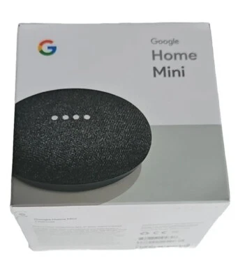 Google Home Mini Smart Assistant - Speaker - Charcoal - Image 1 of 4
