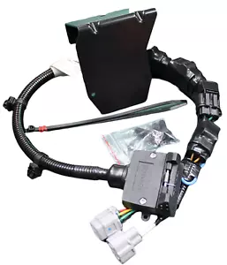 TOYOTA LANDCRUISER 300 SERIES TOWBAR WIRING HARNESS 7 PIN FLAT NEW GENUINE - Picture 1 of 8