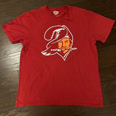 CAMISETA TAMPA BAY BUCCANEERS Retro LOGO Adulto Talla L Grande NFL FUTBOL Foto 1 de 4