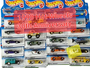 1998 Hot Wheels Vintage 30th Anniversary  Blister Pack Unopened - Picture 1 of 57