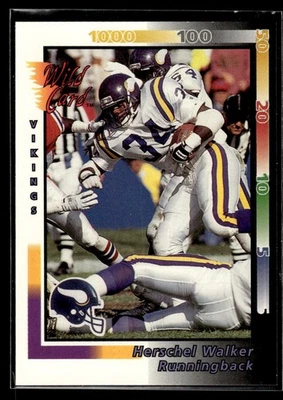 1992 Wild Card Herschel Walker Minnesota Vikings #63 - Image 1 of 2