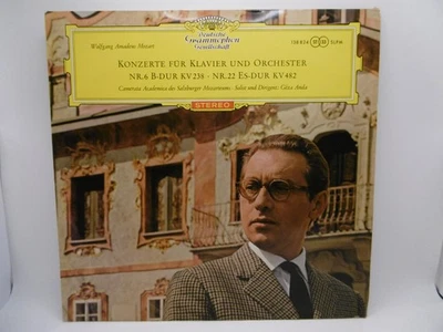 Mozart Piano Concerto No 6 No 22, Geza Anda. DGG 138 824 RED STEREO LP 11/ 1962 - Bild 1 von 4