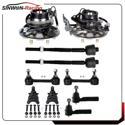 Front Ball Joint Tie Rod End Wheel Bearing Hub For 2004-2006 Chevrolet Colorado Foto 1 de 4