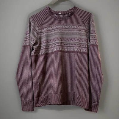 LULULEMON Rest Less Pullover Relaxed 8/10 Garnet Antique Bark Frosted Mulberry - Image 1 of 4