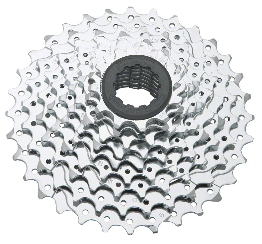 Cassette SRAM PG-950 9 velocidades 11-32t compatible con concentrador libre HG Foto 1 de 1
