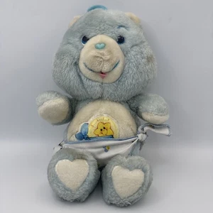Vintage Care Bears 1983 Kenner BABY TUGS Blue with Diaper Plush 11" Stuffed Bear - Picture 1 of 24