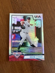 Graeme Stinson 2019 Panini Stars Stripes USA Baseball Longevity Holofoil /99 - Picture 1 of 2