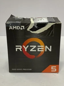 AMD Ryzen 5 5600 6-Core Unlocked Desktop Processor CPU 100-100000927BOX - Photo 1/5