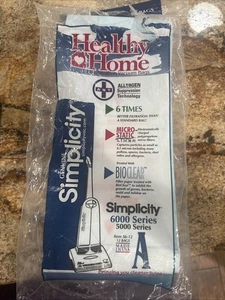 6 Simplicity Symmetry Vacuum Bags Type A / 6000 Series 5000 NEW - Picture 1 of 8