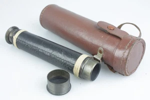 4 Zeichnungen ENBEECO "CUB" LONDON Messing Teleskop 18-fache Vergrößerung. Eine funktionierende Neuheit - Bild 1 von 8