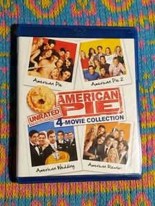 American Pie: 4-Movie Collection (Blu-Ray Set) UNRATED 1 2 3 4 Wedding Reunion - Bild 1 von 7