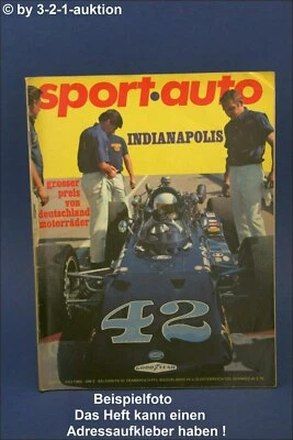 Sport Auto Nr.5 7/69 BMW Alpina 2002 Gr.5 Morgan +8 Kawasaki 500 GP + Poster - Immagine 1 di 3