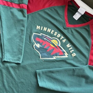 Minnesota Wild Green Hockey Jersey NHL  Estimate Size M/L *READ* - Picture 1 of 12