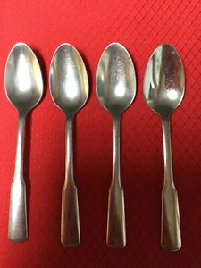 4er Set FREUNDSCHAFT von Oneida Ltd. Wm. A Rogers Edelstahl Teelöffel 6 Zoll - Bild 1 von 4