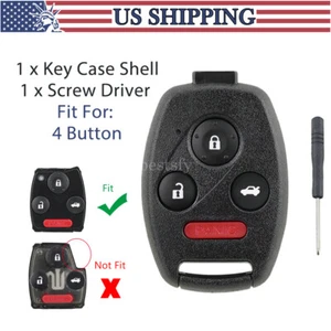 Repuesto para 2009-2015 Honda Pilot llave de entrada remota coche llavero tripa estuche - Imagen 1 de 11