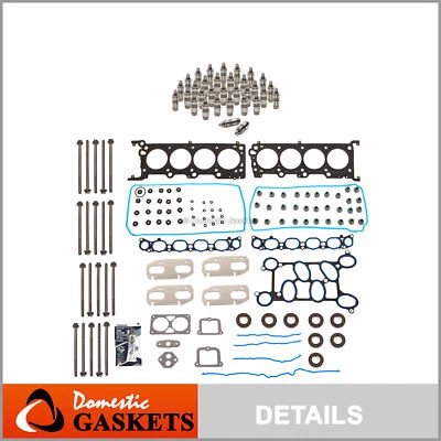 Conjunto de juntas de cabeça parafusos elevadores ajuste 99-04 Lincoln Blackwood Navigator 5,4L - Imagem 1 de 4