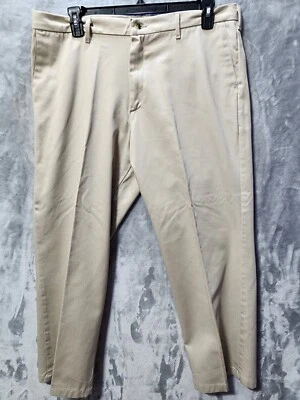 Pantalones chinos Wrangler calce recto para hombre caqui tostado 38x30 clásicos preppy 67N14LK  Foto 1 de 4