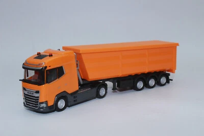 Herpa 316941 DAF XG Steel Round Tippers SZ Municipal Orange H0 1:87 New in OVP - Image 1 of 4