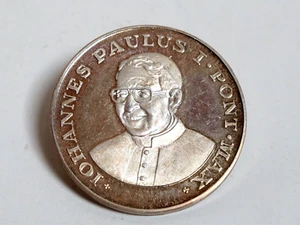 m271_Medaglia Papa GIOVANNI PAOLO I 1978 Humilitas Elezione Argento FDC - Foto 1 di 3