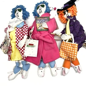 Lot de 3 poupées nouveauté Maxine drôle sorcière de Noël neuves avec étiquettes - Photo 1/4