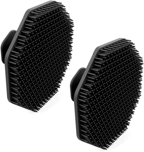 2Pcs Men's Face Scrubber - Silicone Facial Cleansing Brush, Gentle Exfoliator Pa - Picture 1 of 7