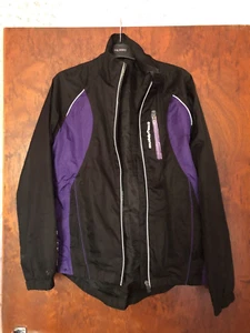 Muddy Fox Size 10 Black Purple Outdoors Jacket. Lightweight Outer Shell Water - Imagen 1 de 6