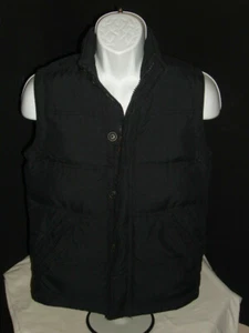 ABERCROMBIE AND FITCH "SUMMIT ROCK" BLACK DESIGNER DOWN VEST SZ. BOYS XL - Picture 1 of 8