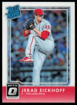 2016 Panini Donruss Optic Holo Rated Rookie Jerad Eickhoff #63 - Image 1 of 2