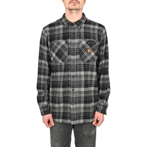 Santa Cruz Apex L/S CAMISETA - Negro Cuadros - Imagen 1 de 5