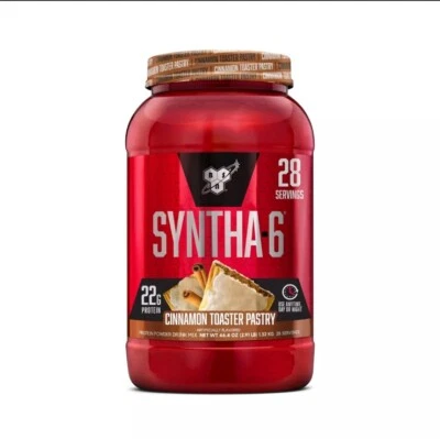 BSN SYNTHA-6 Whey Protein Powder with Micellar Casein, Milk Isolate, Cinnamon... - Image 1 of 3