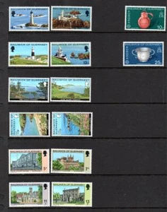 GUERNSEY NUOVO DI ZECCA 1976 SET ANNO COMPLETO - Foto 1 di 1