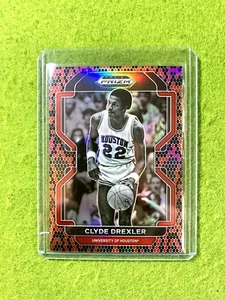 Clyde Drexler SNAKESKIN PRIZM VENOM SSP  CASE HIT  CARD 2022 CLYDE DREXLER Prizm - Picture 1 of 24