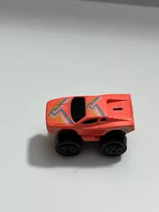 Vintage Micro Machines Galoob 1988 White Pink Road Champs Monster Truck - Picture 1 of 3