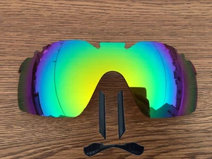 Lentes polarizadas verde esmeralda para Oakley Radarlock XL/almohadilla nasal y calcetín - Imagen 1 de 2