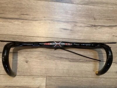 Modolo KX CARBON FIBER Drop Road Bike Handlebars 42cm x 31.8 Clamp Italy -NICE - Image 1 of 4