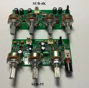Subwoofer Low Pass Filter Electronic Crossover DIY KIT SUB-4K or SUB-5T - Picture 1 of 13