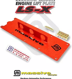 Massive Engine Lift Plate Hoist Crane LS1 LSX Truck LQ4 6.0 6.2 5.3 4.8 Gen III - Foto 1 di 4